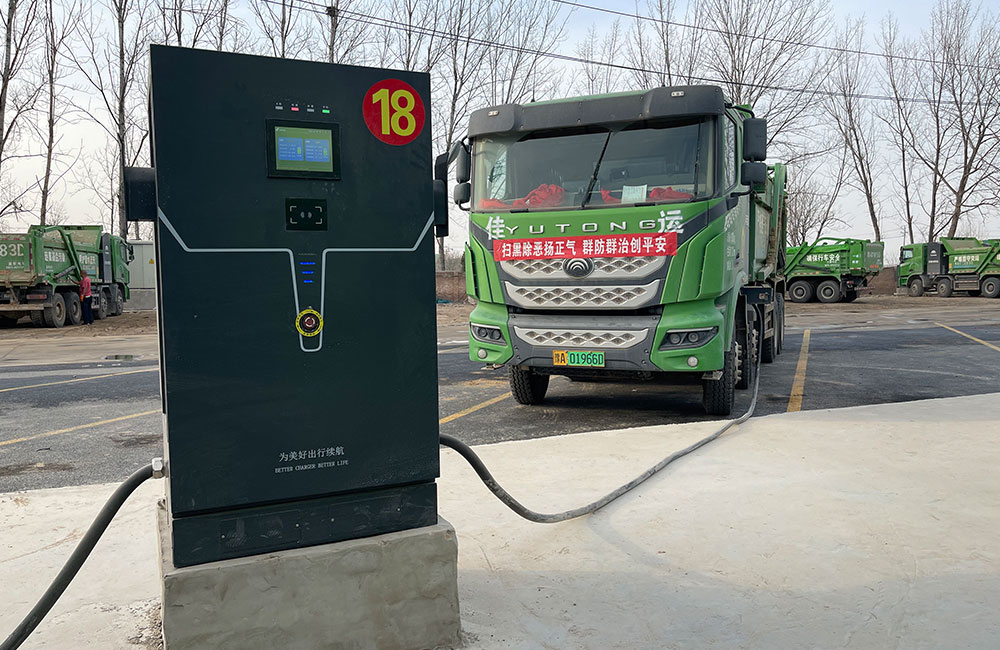 Caso cuarto: Estación de carga de vehículos eléctricos puros de construcción de Henan Zhengzhou  Laohuazhuang